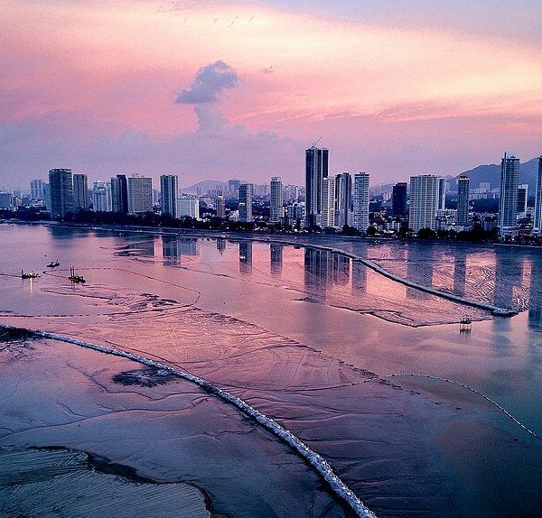 George Town Penang at dusk