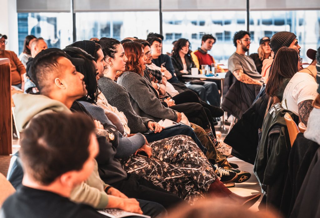 Guest lecture audience at Campari Academy