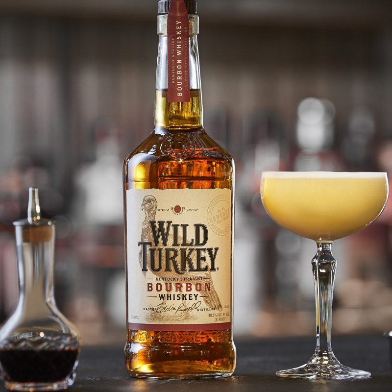 Wild Turkey Bar Bourbon Master Distiller Whiskey Sour Lifestyle Image scaled